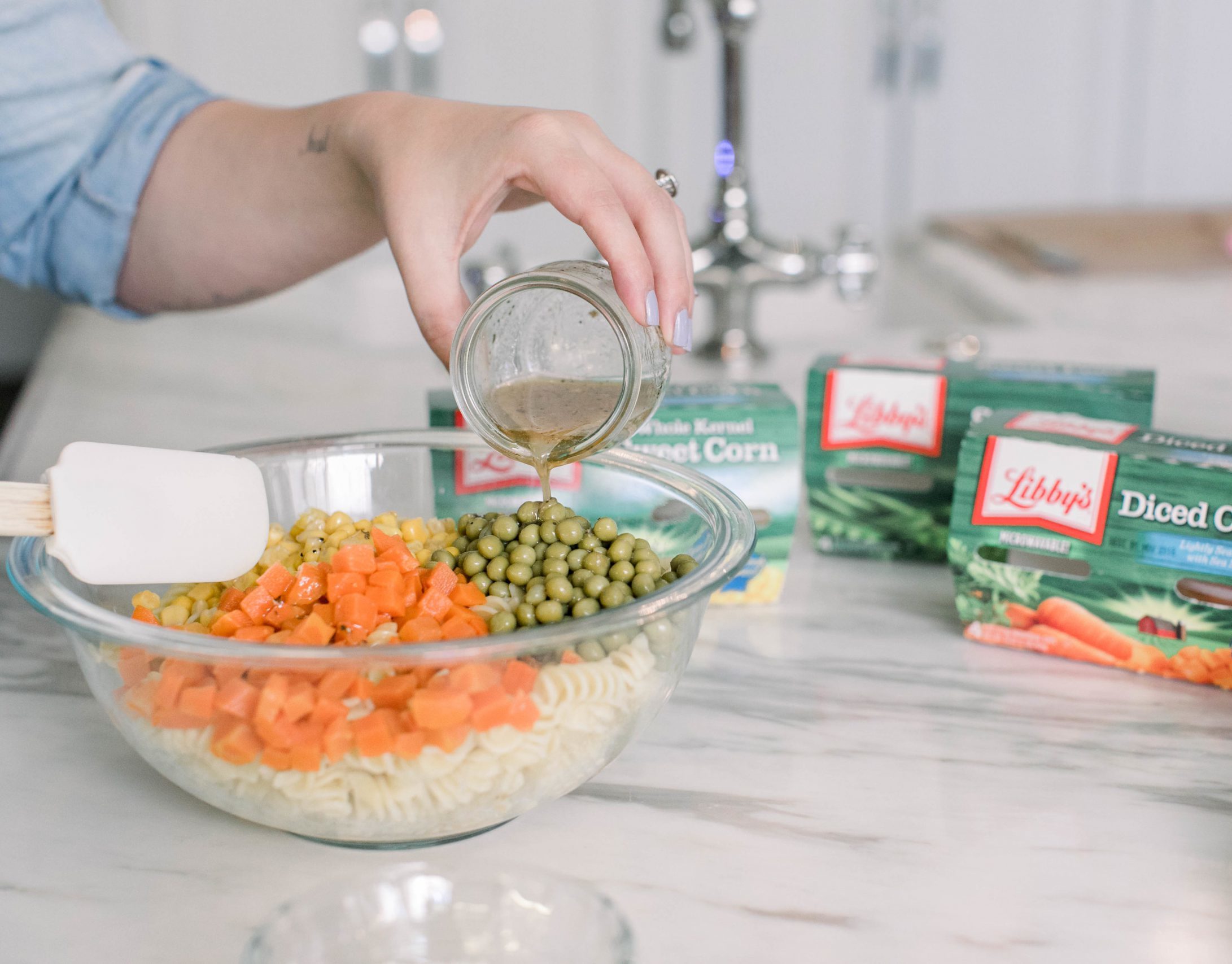 Chilled Rotini Pasta Salad